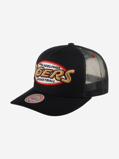 Бейсболка с сеточкой MITCHELL NESS HHSS5461-P76YYPPPBLCK Philadelphia 76Ers NBA (черный), Черный Mitchell&Ness