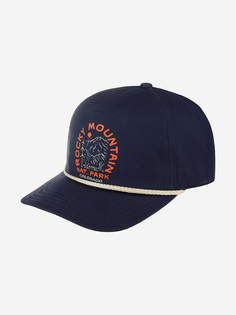 Бейсболка AMERICAN NEEDLE 23002A-RKM Rocky Mountain National Park Canvas Cappy (синий), Синий
