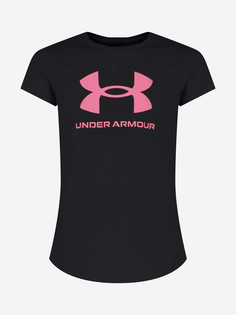Футболка детская Under Armour Live Sportstyle Graphic Short Sleeve, Черный
