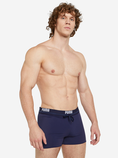 Плавки-шорты мужские PUMA Logo Swim Trunk, Синий
