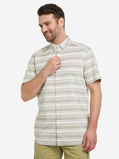 Рубашка с коротким рукавом мужская Arcteryx Brohm Striped, Бежевый