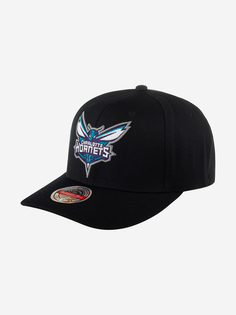 Бейсболка MITCHELL NESS HHSSINTL1245-CHOBLCK Charlotte Hornets NBA (черный), Черный Mitchell&Ness