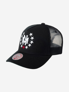 Бейсболка с сеточкой MITCHELL NESS HHSS4223-MNNYYPPPBLCK (черный), Черный Mitchell&Ness