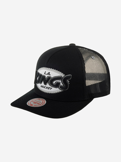 Бейсболка с сеточкой MITCHELL NESS HHSS5767-LAKYYPPPBLCK Los Angeles Kings NHL (черный), Черный Mitchell&Ness