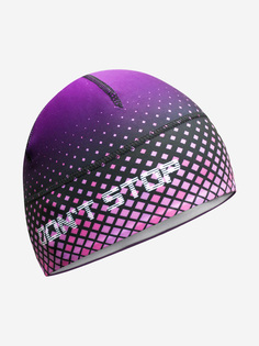 Шапка Спортивная утеплённая на флисе с начёсом Термо шапка RAY, Фиолетовый