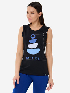 Майка женская "Balance", Черный Yoga Dress