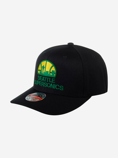 Бейсболка MITCHELL NESS HHSSINTL1245-SSUBLCK Seattle Supersonics NBA (черный), Черный Mitchell&Ness