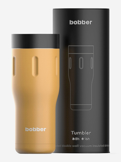 Термокружка вакуумная для напитков Tumbler BOBBER, 470 мл, Оранжевый