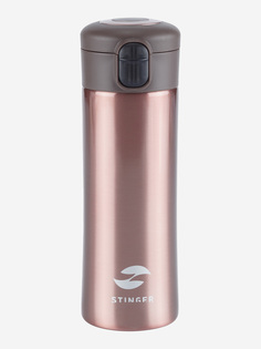 Термокружка Stinger, 0,35 л, сталь/пластик, розовое золото глянцевый, 8,4 x 7 x 21,2 см, Розовый