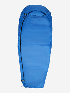 Спальный мешок туристический, походный спальник "Турист осень" 150+150, Синий Позывной Егерь