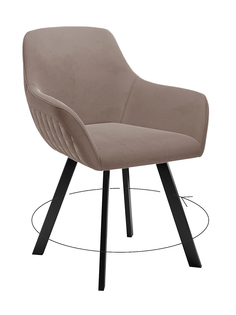 Стул мягкий поворотный со спинкой Alat Home комплект 2 шт 00-00066469