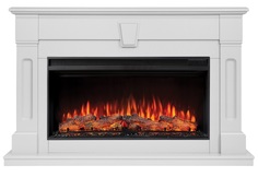Линейный электрокамин Real-Flame KELLIE 36 WT-P511 с очагом JOKER 36