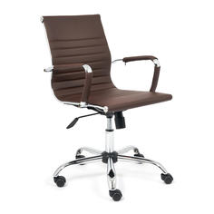 Кресло TetChair URBAN-LOW, кож/зам, коричневый, 36-36