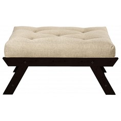 Пуф ARSKO Отман, белый/венге