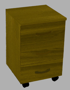 Тумба выкатная Орбита 40*40*60 см, орех ноче гварнери