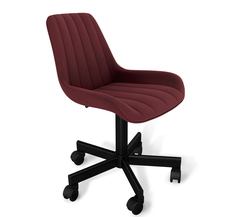 Стул Sheffilton SHT-ST37/S120M, рубиновое вино/черный муар