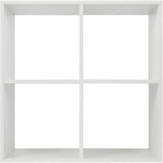 Стеллаж SPACEO KUB 4 секции 70x70x31.5 см, ЛДСП, цвет белый