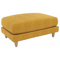 Пуф ARSKO Корс 2, натуральный/горчичный mustard