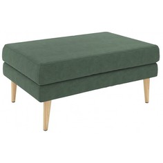 Пуф ARSKO Корс 1, натуральный/оливковый olive