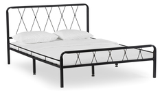 Двуспальная кровать Woodville Иоханна 18 160х200 Черный