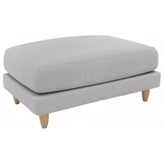 Пуф ARSKO Корс 2, натуральный/светло-серый smoke