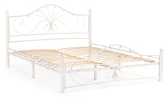 Двуспальная кровать Woodville Мэри 2 160х200 Белый