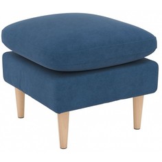 Пуф ARSKO Корс, натуральный/синий denim