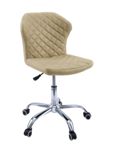 Кресло компьютерное на колесиках Alat Home экокожа Beige 00-00039032