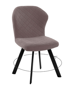 Стул мягкий поворотный со спинкой Alat Home комплект 2 шт 00-00068828