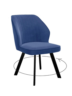 Стул мягкий поворотный со спинкой Alat Home комплект 2 шт 00-00068818