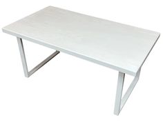 журнальный стол Solarius Loft металл-дерево 120х70х50, цвет белый