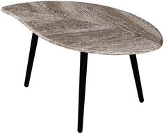 Стол журнальный Калифорния мебель Берли, дуб графит