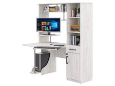 Компьютерный стол Пирамида КС-31 Дуб Крафт Светлый (143х90)