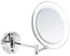 Зеркало косметич. подвесное Jasmin 5х-увелич. LED USB хром Ridder