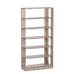 Клик Мебель Стеллаж открытый 800х300х1630 Ясень шимо светлый