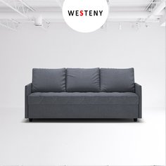 Прямой диван-кровать WESTENY ART-104-PR-TSR темно-серый