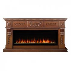 Линейный электрокамин Real-Flame CORSICA 60 NT с очагом Saphir 60