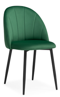 Стул Мебельные решения Логан зеленый / черный