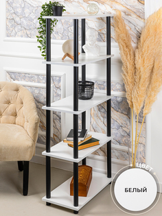 Стеллаж ЛДСП GASTRORAG 1450/5 600х300 белый