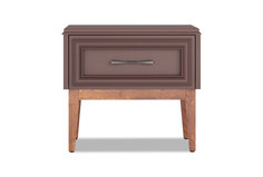 Тумба прикроватная Белфан Сакраменто, кашемир, орех