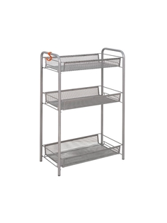 Этажерка ЗМИ для мелочи 3 полки 981749 металлик