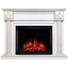 Электрокамин RealFlame Imperia 33/26 WT с Epsilon 33 S, звуковая имитация горения