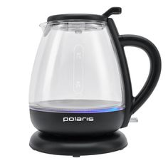 Чайник электрический Polaris PWK 1077CGL 1 л черный, прозрачный