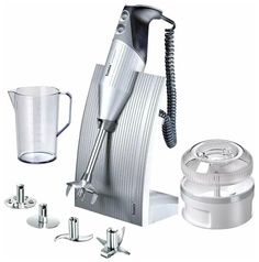 Погружной блендер Bamix M200 серебристый