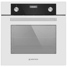 Встраиваемый электрический духовой шкаф Meferi MEO604WH P белый No Brand