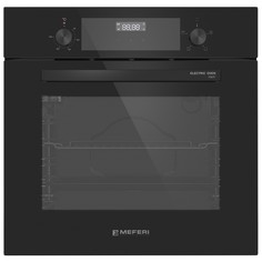 Встраиваемый электрический духовой шкаф Meferi MEO604BK P черный No Brand