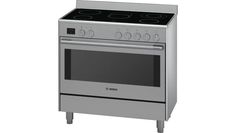 Электрическая плита Bosch HCB738357M серебристая