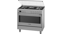 Комбинированная плита Bosch HSB738357M серебристая