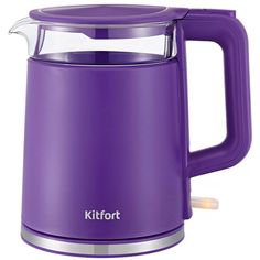 Чайник электрический KITFORT КТ-6124-1 1.2 л фиолетовый