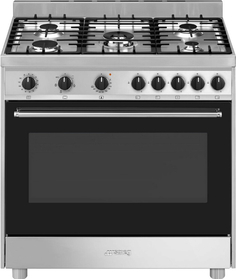 Комбинированная плита Smeg B901GMXI9